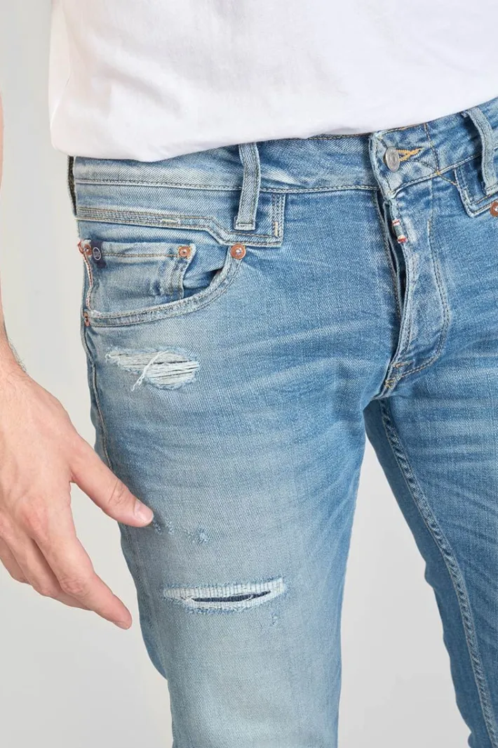 Le Temps des Cerises Ginier 700/11 Adjusted Jeans Destroy Bleu N°4 Blue Best