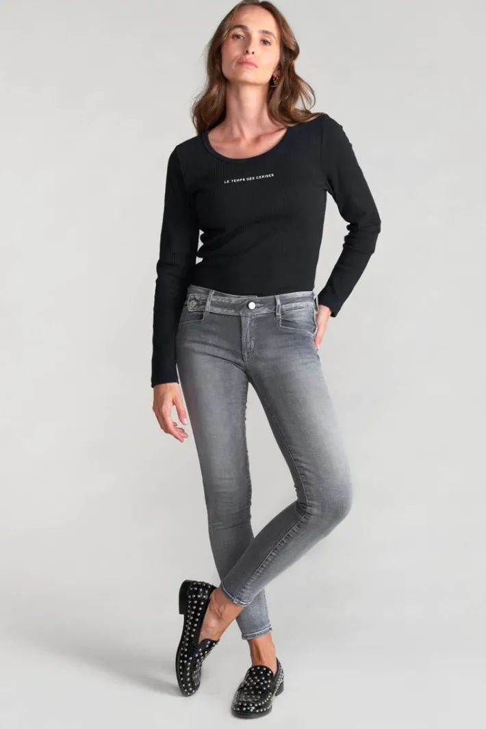 Le Temps des Cerises Jarry Pulp Slim 7/8Eme Jeans Gris N°3 Grey New