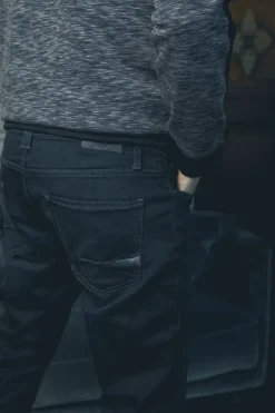 Le Temps des Cerises Jogg 700/11 Adjusted Jeans Bleu-Noir N°1 Blue / Black Best Sale