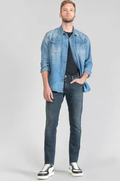 Le Temps des Cerises Jogg 700/11 Adjusted Jeans Bleu-Noir N°2 Blue / Black Online