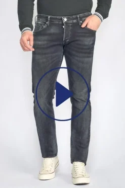 Le Temps des Cerises Jugando 800/12 Regular Jeans Bleu-Noir N°2 Blue / Black Discount