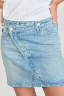 Le Temps des Cerises Jupe Alofi En Jeans Bleu Clair Blue Best Sale