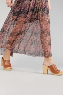 Le Temps des Cerises Jupe Longue Ran Irisee Dhalia New