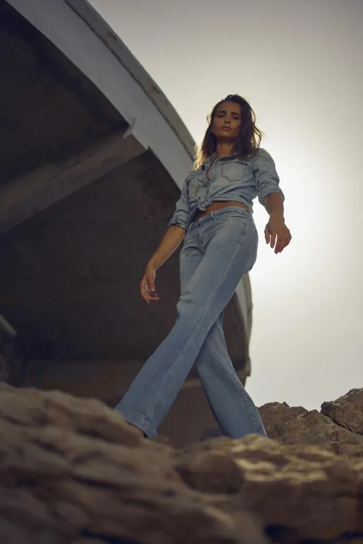 Le Temps des Cerises Kadi Flare Jeans Bleu N°5 Blue Best