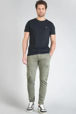 Le Temps des Cerises Koge Army Jogg Tapered Arque Kaki Khaki Best Sale