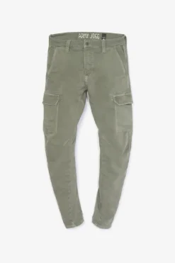 Le Temps des Cerises Koge Army Jogg Tapered Arque Kaki Khaki Best Sale