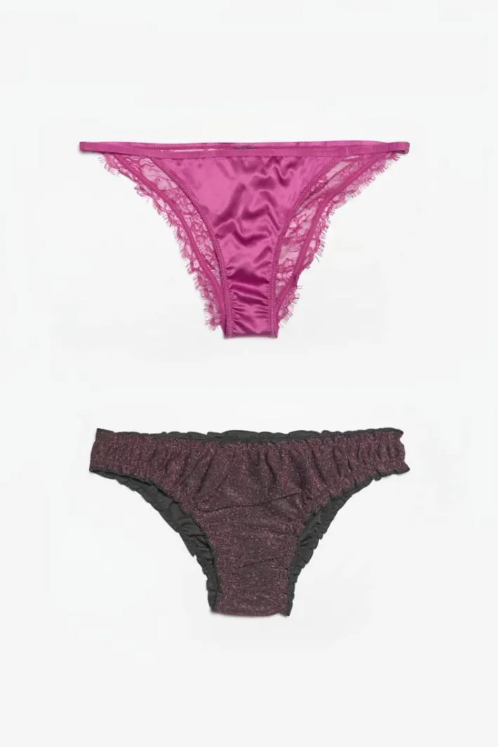 Le Temps des Cerises Lot De 2 Culottes Liebe Fuchsia Aster Shop