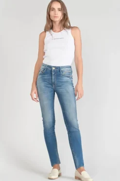 Le Temps des Cerises Lump Pulp Slim Taille Haute 7/8Eme Jeans Bleu N°3 Blue / Black Store