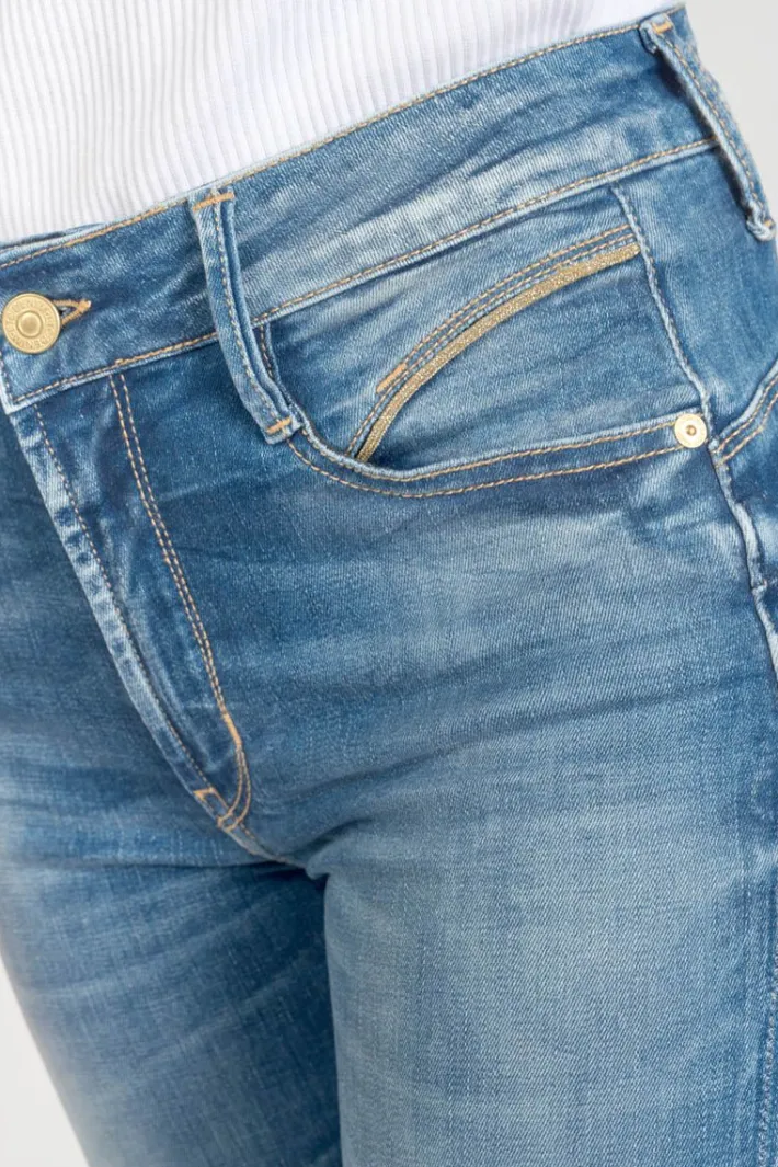 Le Temps des Cerises Lump Pulp Slim Taille Haute 7/8Eme Jeans Bleu N°3 Blue / Black Store