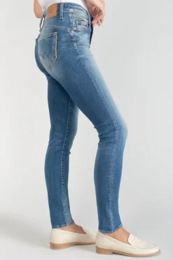 Le Temps des Cerises Lump Pulp Slim Taille Haute 7/8Eme Jeans Bleu N°3 Blue / Black Store