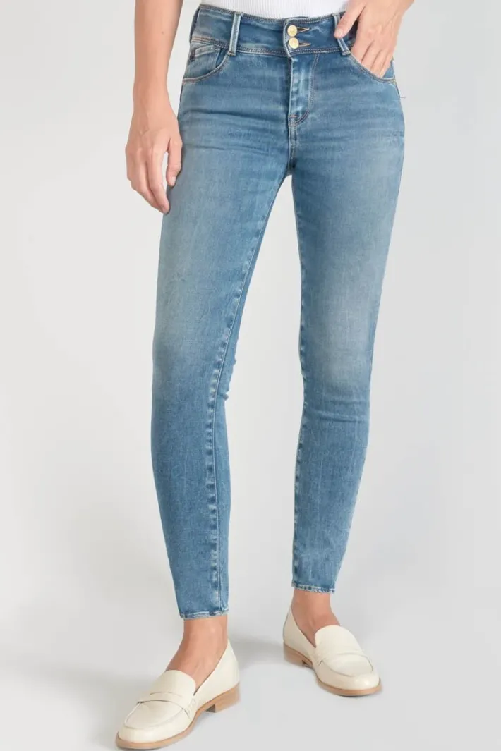 Le Temps des Cerises Luri Ultra Pulp Slim Taille Haute 7/8Eme Jeans Bleu N°4 Blue Fashion