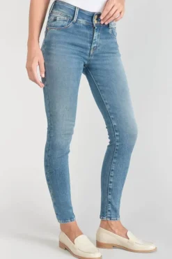 Le Temps des Cerises Luri Ultra Pulp Slim Taille Haute 7/8Eme Jeans Bleu N°4 Blue Fashion