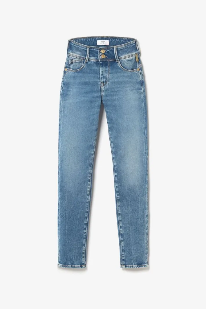 Le Temps des Cerises Luri Ultra Pulp Slim Taille Haute 7/8Eme Jeans Bleu N°4 Blue Fashion
