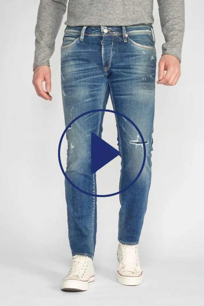 Le Temps des Cerises Marvin 700/11 Adjusted Jeans Destroy Vintage Bleu N°2 Blue Best