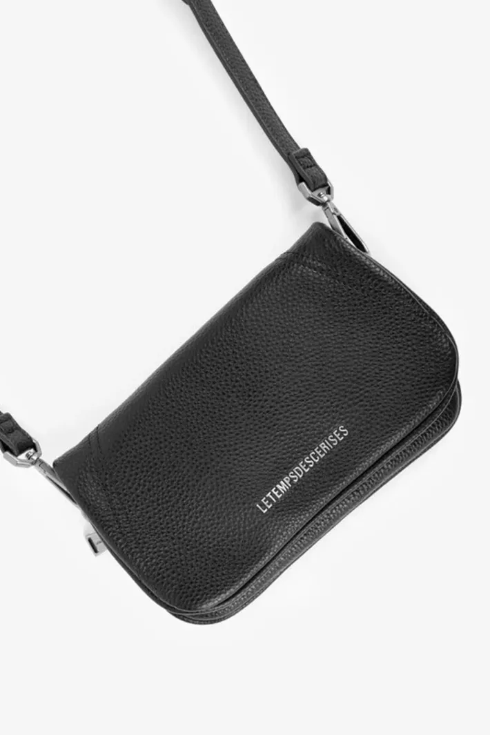Le Temps des Cerises Mini Sac A Bandouliere Jade Noir Black Shop
