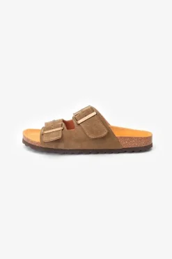 Le Temps des Cerises Mules Cloutees Naomie Kaki Khaki Best