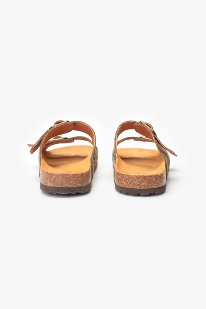 Le Temps des Cerises Mules Cloutees Naomie Kaki Khaki Best