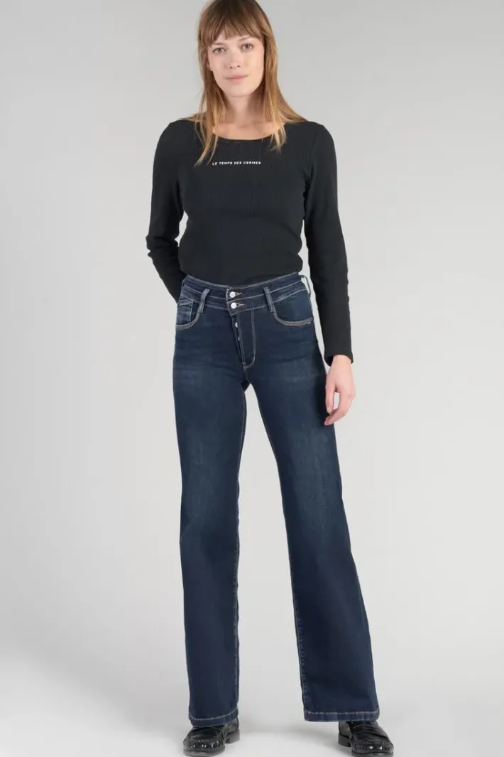 Le Temps des Cerises Nancy Pulp Flare Taille Haute Jeans Bleu N°1 Blue Fashion