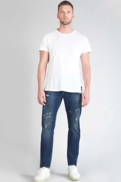 Le Temps des Cerises Nicolay 700/11 Adjusted Jeans Destroy Bleu N°1 Blue Best Sale