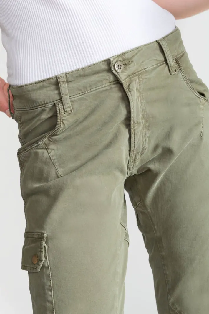 Le Temps des Cerises Pantalon Cargo 7/8 Eme Rivera Kaki Khaki Sale