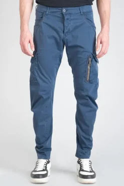 Le Temps des Cerises Pantalon Cargo Alban Bleu Stormy Weather Shop