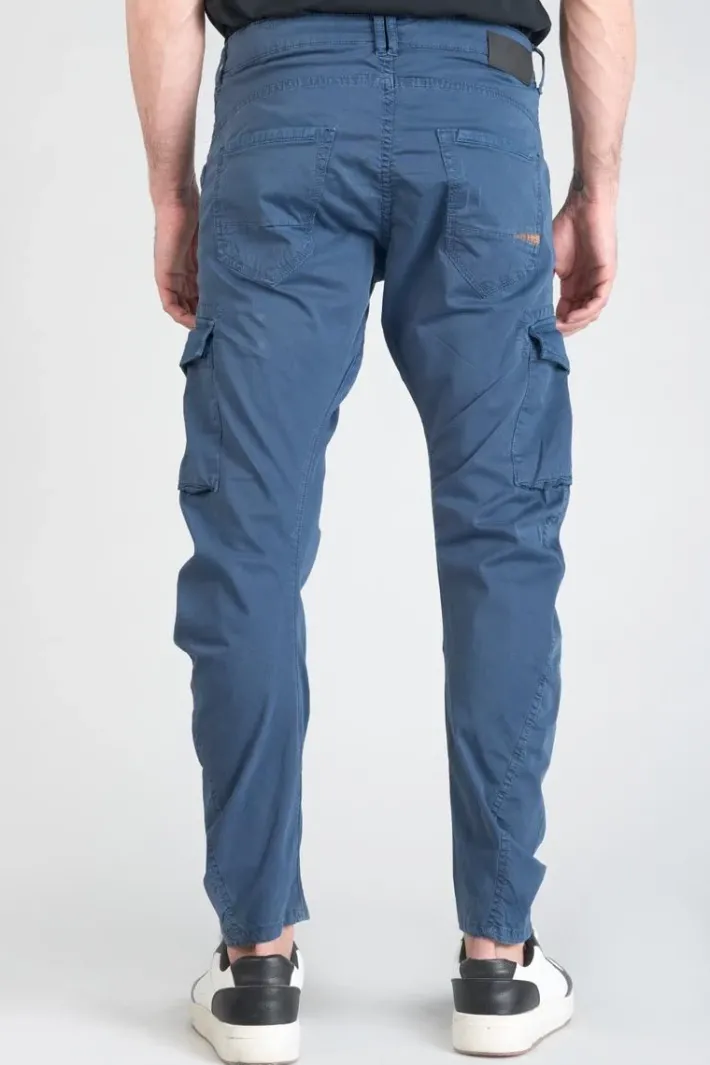 Le Temps des Cerises Pantalon Cargo Alban Bleu Stormy Weather Shop