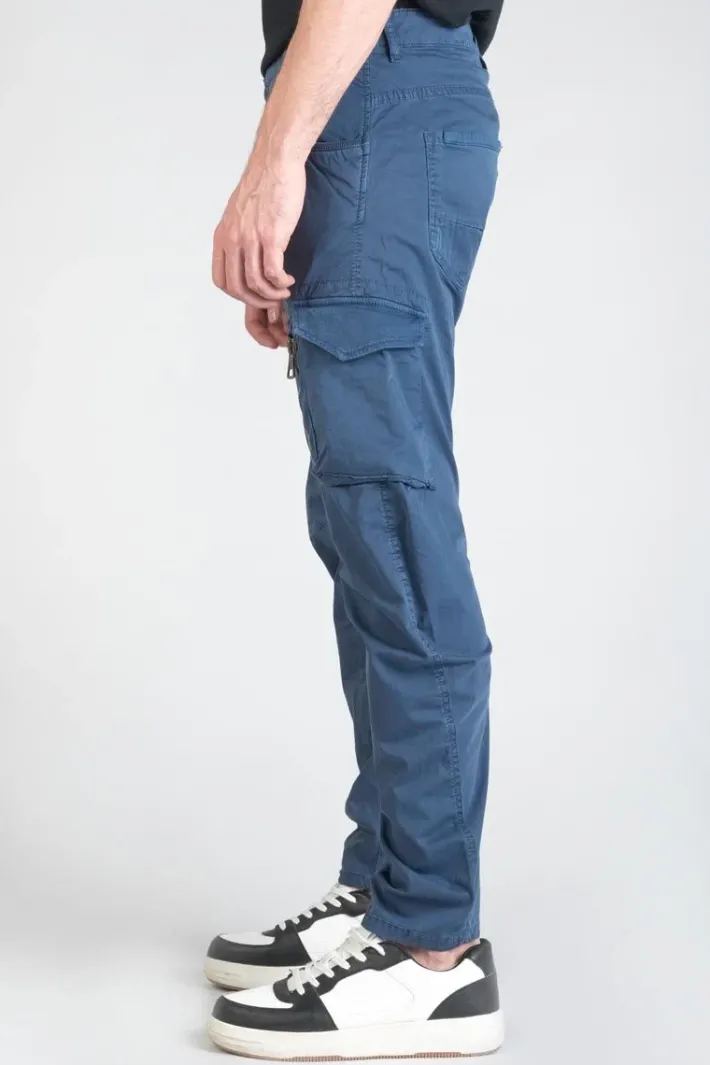 Le Temps des Cerises Pantalon Cargo Alban Bleu Stormy Weather Shop