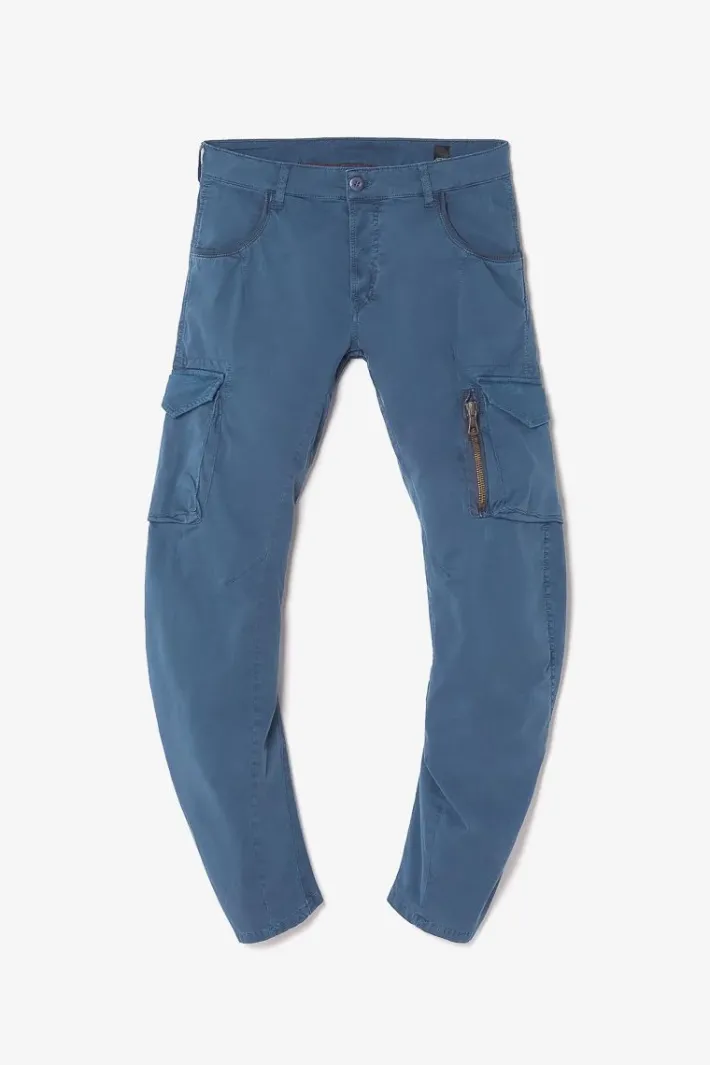Le Temps des Cerises Pantalon Cargo Alban Bleu Stormy Weather Shop