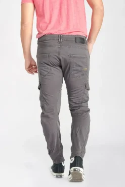 Le Temps des Cerises Pantalon Cargo Alban Gris Gunmetal New