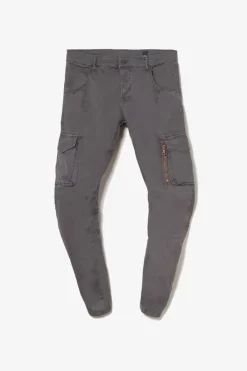 Le Temps des Cerises Pantalon Cargo Alban Gris Gunmetal New