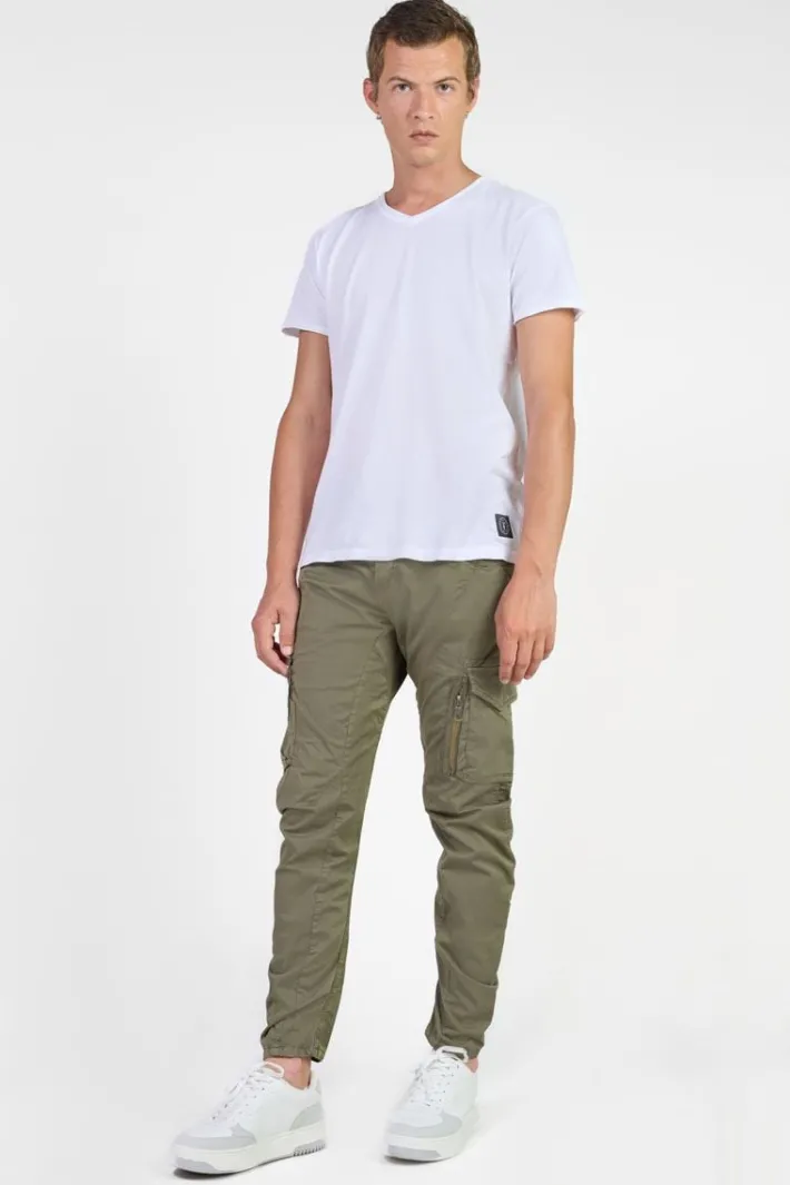 Le Temps des Cerises Pantalon Cargo Alban Kaki Khaki Sale
