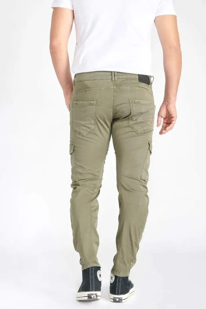 Le Temps des Cerises Pantalon Cargo Alban Kaki Khaki Sale