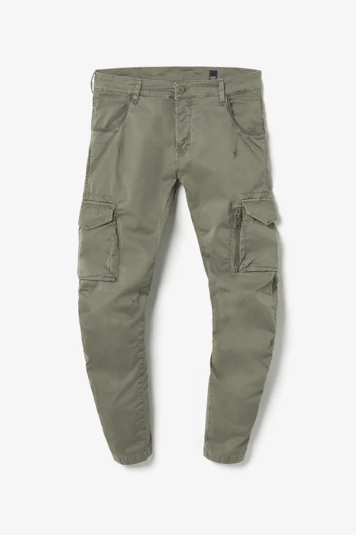 Le Temps des Cerises Pantalon Cargo Alban Kaki Khaki Sale
