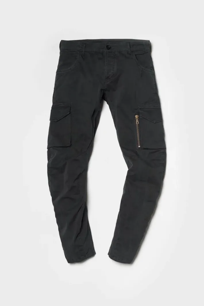 Le Temps des Cerises Pantalon Cargo Alban Noir Black Hot