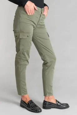 Le Temps des Cerises Pantalon Cargo Balard Kaki Lizard Best Sale