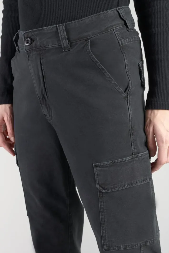 Le Temps des Cerises Pantalon Cargo Castellas Noir Black Fashion
