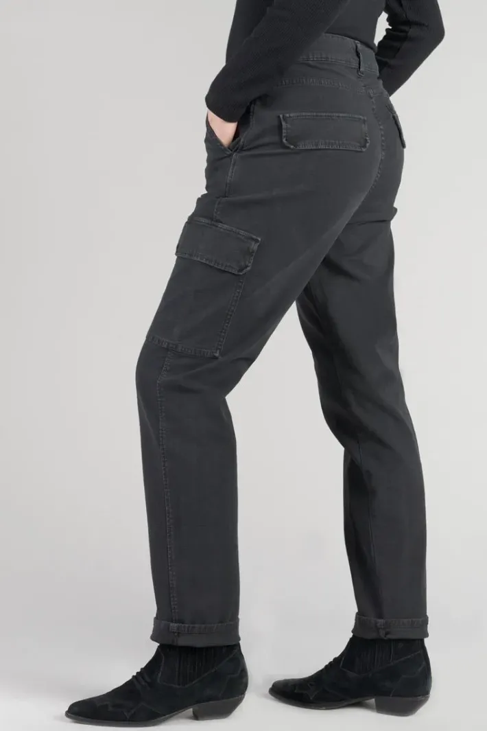 Le Temps des Cerises Pantalon Cargo Castellas Noir Black Fashion