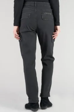 Le Temps des Cerises Pantalon Cargo Castellas Noir Black Fashion
