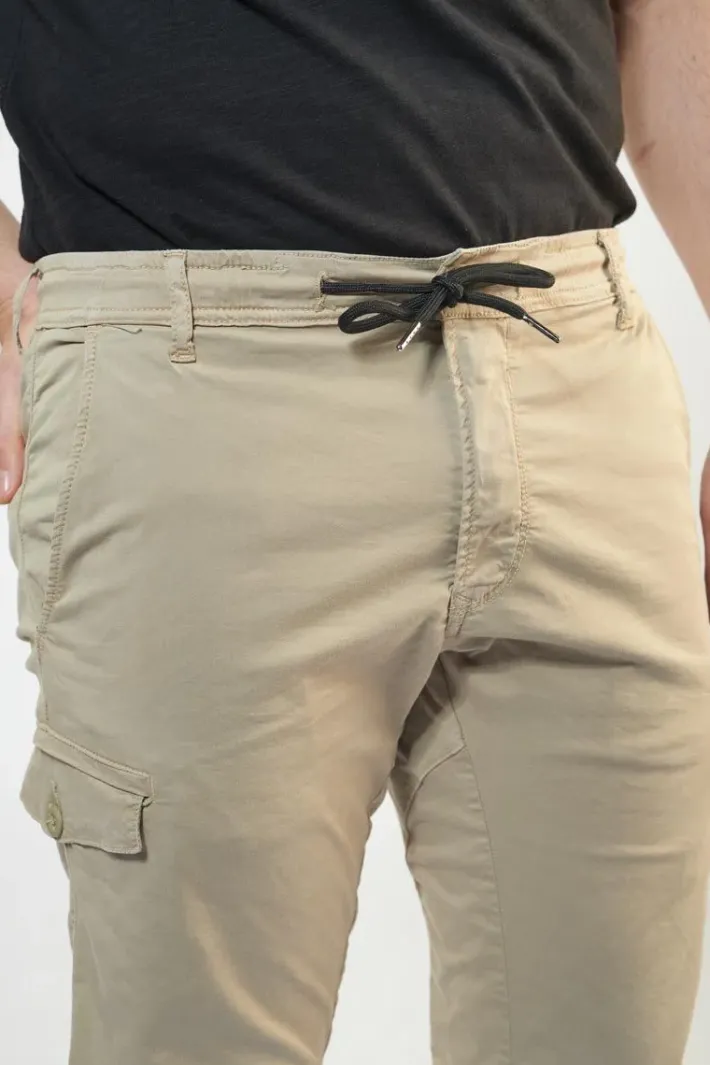 Le Temps des Cerises Pantalon Cargo Vedje Beige Sable Nomad Flash Sale