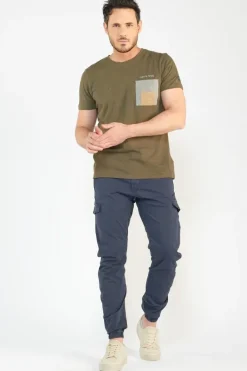 Le Temps des Cerises Pantalon Cargo Vedje Bleu Marine Eclipse Clearance