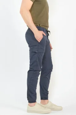 Le Temps des Cerises Pantalon Cargo Vedje Bleu Marine Eclipse Clearance