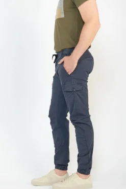 Le Temps des Cerises Pantalon Cargo Vedje Bleu Marine Eclipse Clearance