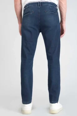 Le Temps des Cerises Pantalon Chino Dejean En Jeans Bleu Blue Discount