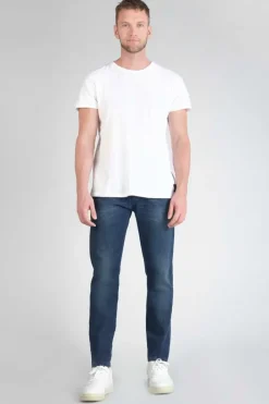 Le Temps des Cerises Pantalon Chino Dejean En Jeans Bleu Blue Discount