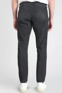 Le Temps des Cerises Pantalon Chino Dejean En Jeans Noir Delave Black Hot