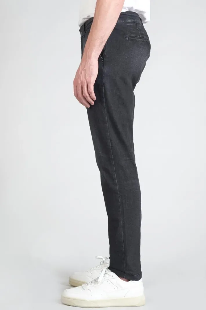 Le Temps des Cerises Pantalon Chino Dejean En Jeans Noir Delave Black Hot