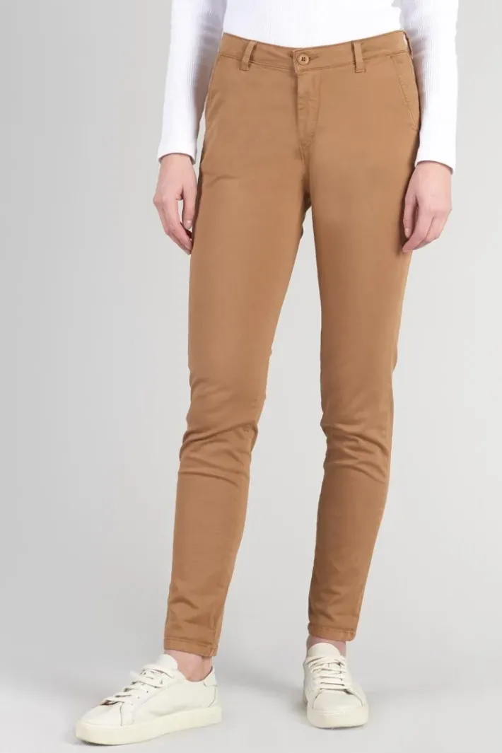Le Temps des Cerises Pantalon Chino Dyli4 Cappuccino Best Sale