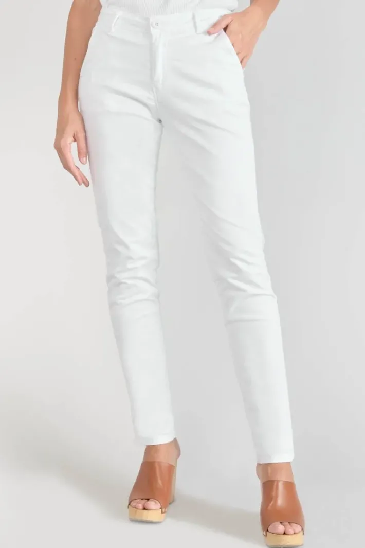 Le Temps des Cerises Pantalon Chino Dyli3 Blanc White Best