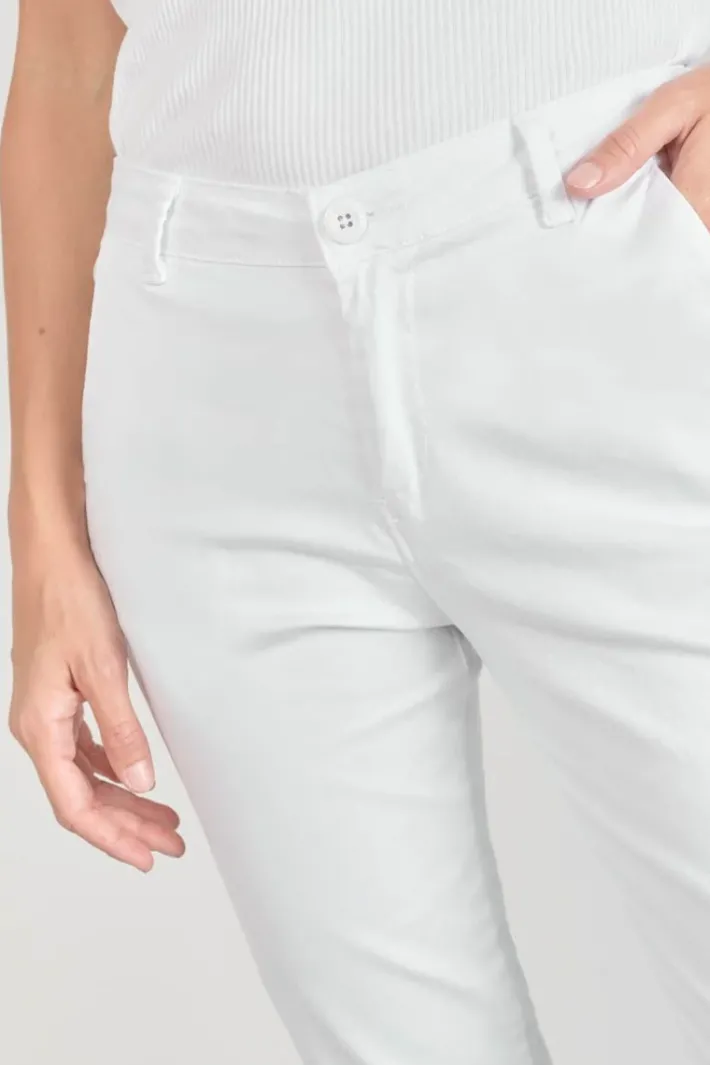 Le Temps des Cerises Pantalon Chino Dyli3 Blanc White Best