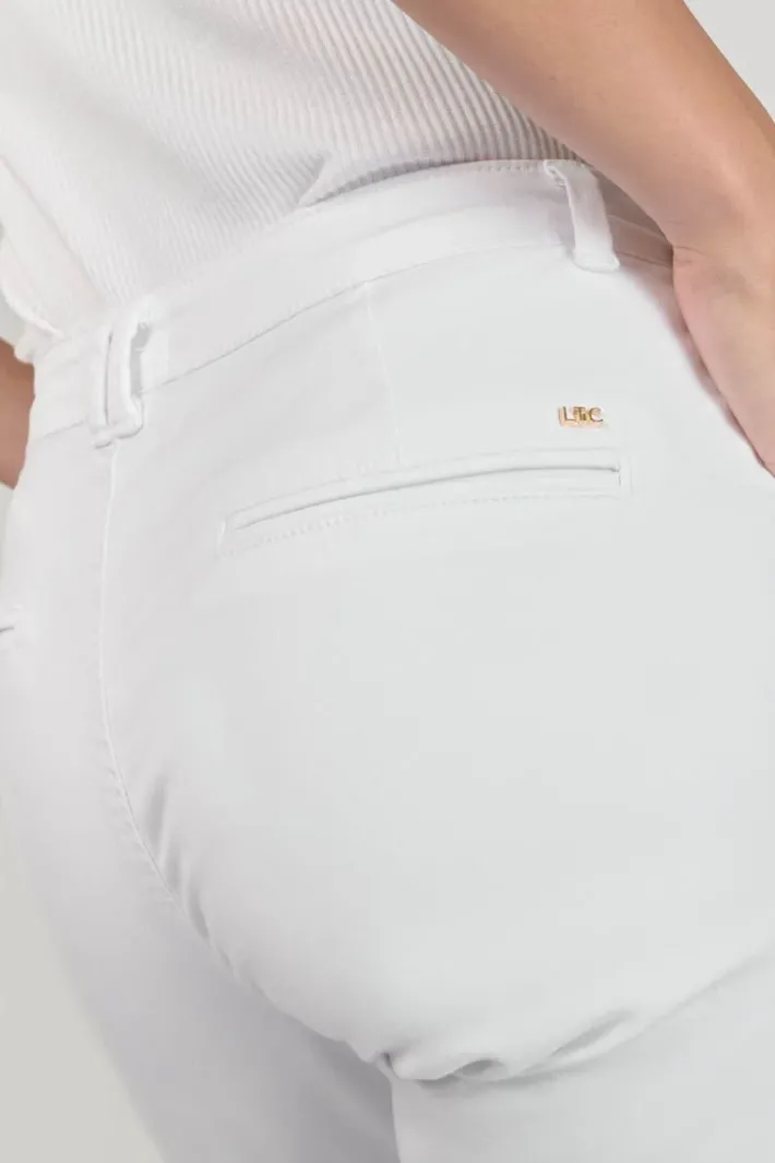 Le Temps des Cerises Pantalon Chino Dyli3 Blanc White Best